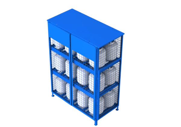 24-Cylinder Propane Cage