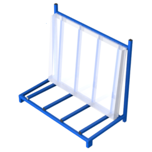 L-Shape Glass Holding Rack