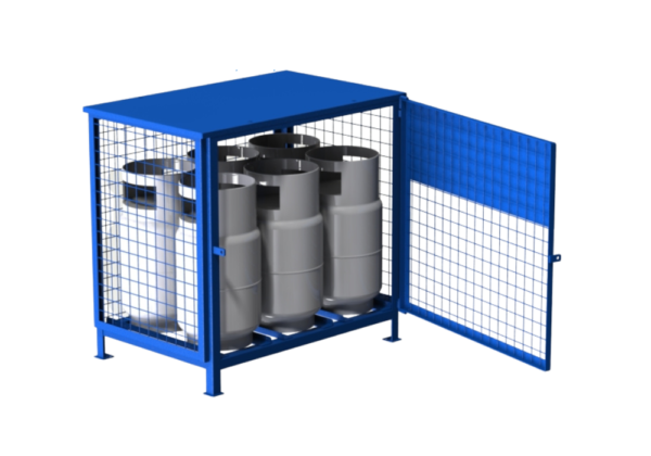 6-Cylinder Mesh Cage