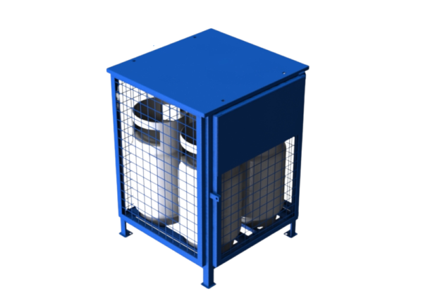 4-Cylinder Mesh Cage